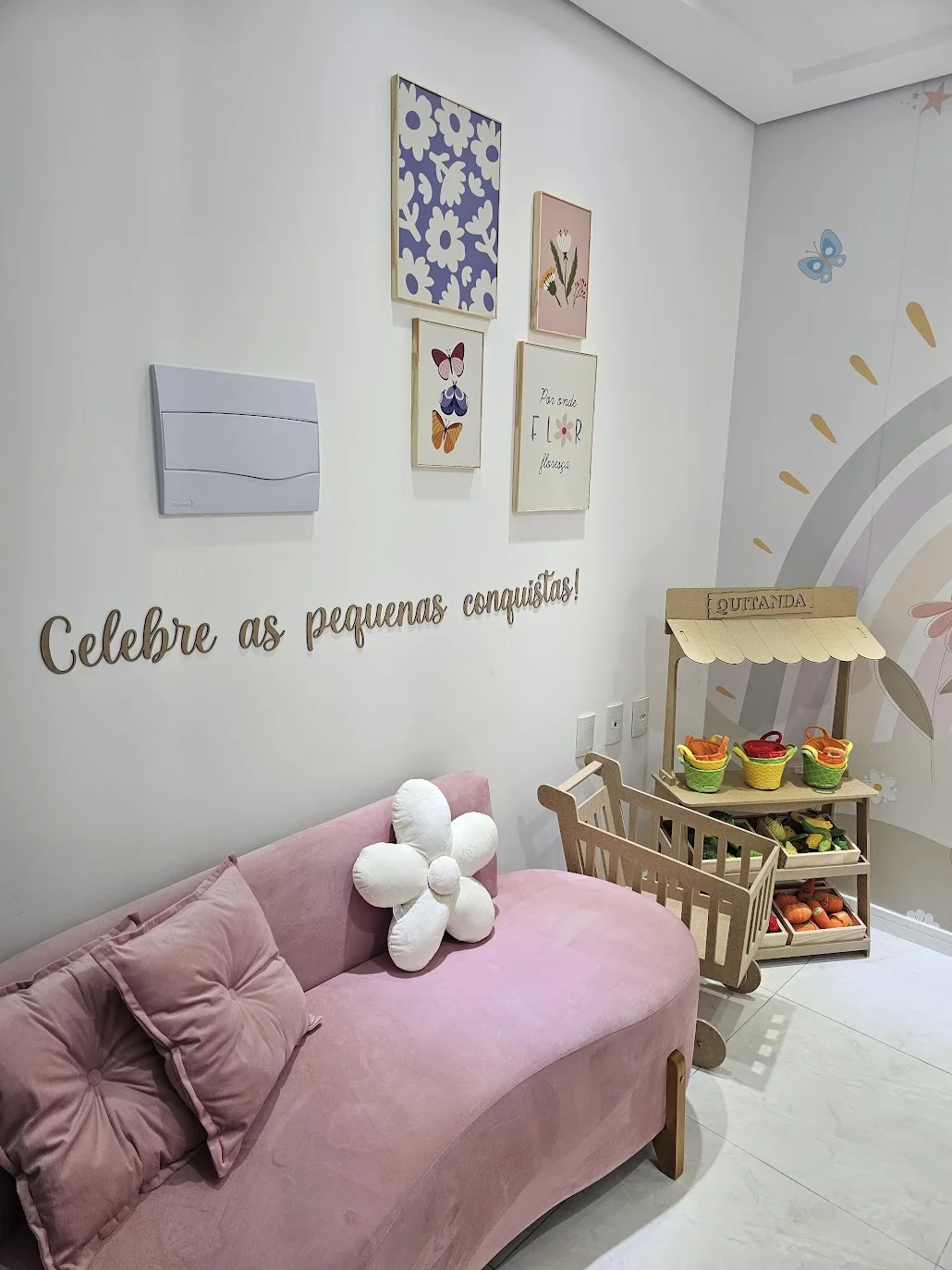 A espera — consultório da Dra. Ingrid Esquillaro