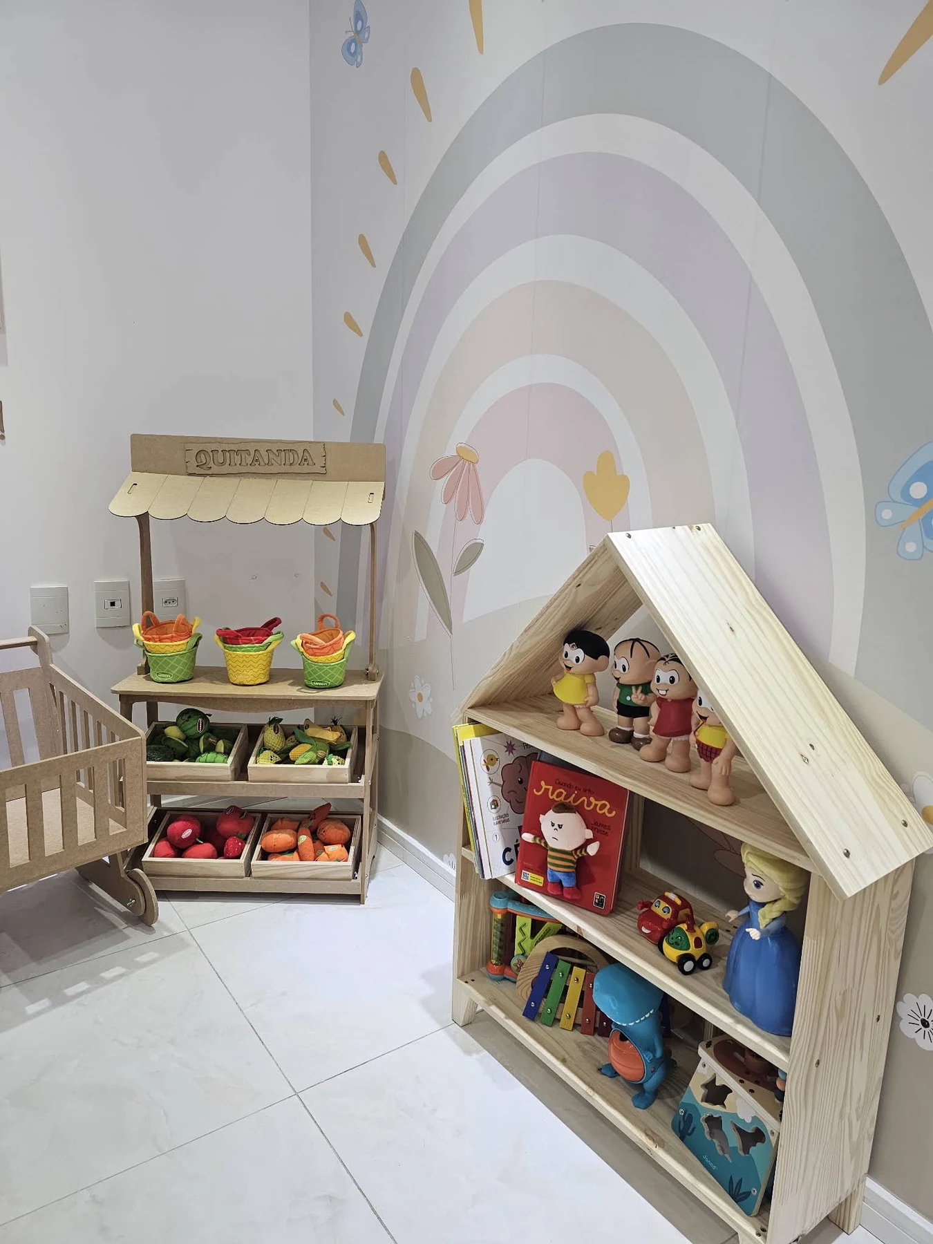 Ambiente infantil do consultório no perfil público do Google Maps